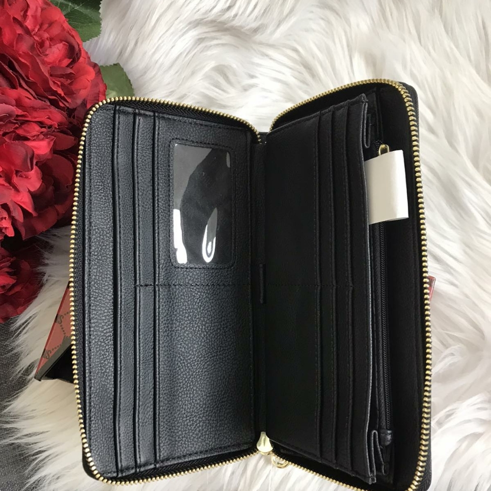 NWT STEVE MADDEN ZIP AROUND WALLET WRISTLET CASE WITH BOX - Picture 3 of 7
